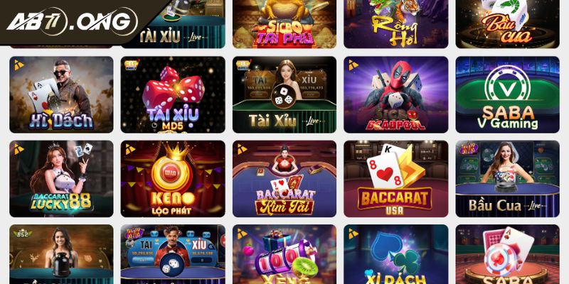 Kho game BBIN Casino AB77 đồ sộ