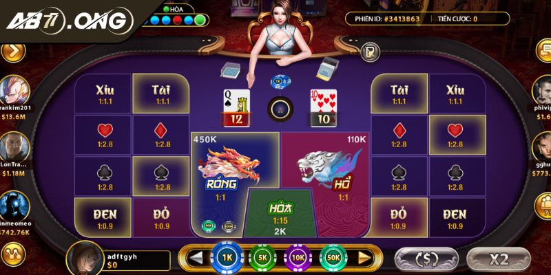 Rồng Hổ BBIN Casino AB77