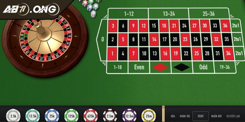 BG Casino AB77 Roulette vòng quay may mắn